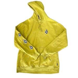 Volcom Stone Logo Yellow Hoodie